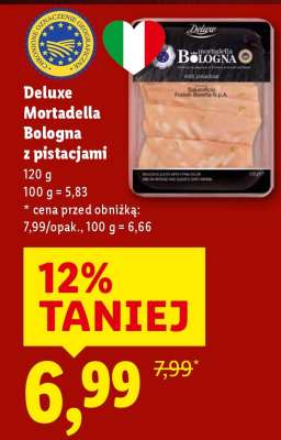 DELUXE Mortadella Bologna z pistacjami