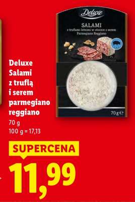 Deluxe Salami z truflą i serem parmegiano reggiano