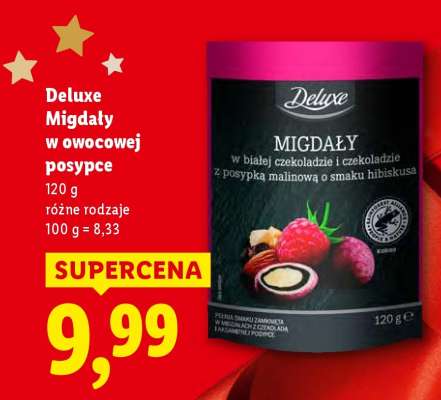Deluxe Migdały w owocowej posypce