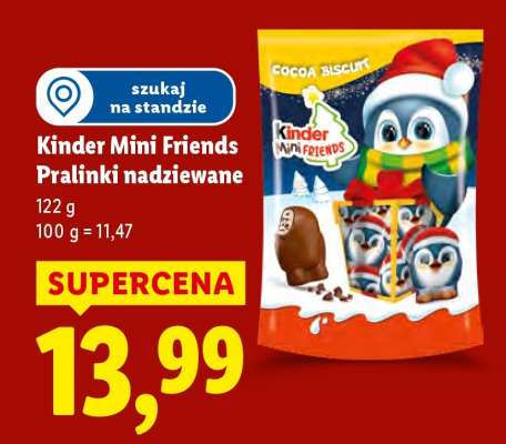 Kinder Mini Friends, pralinki nadziewane