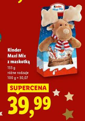 Kinder Maxi Mix z maskotką