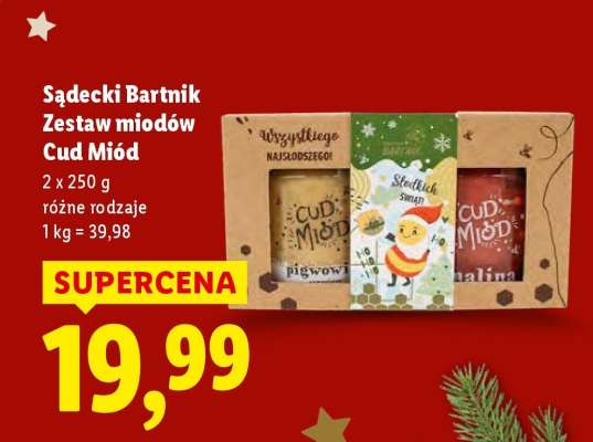 Sądecki Bartnik Zestaw miodów Cud Miód