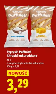 Tygryski Puffuleti Chrupki kukurydziane