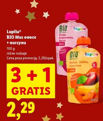 Lupilu BIO Mus owoce + warzywa