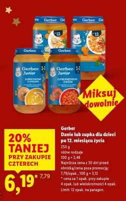 Gerber Danie lub zupka dla dzieci po 12. miesiącu życia