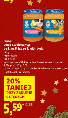 GERBER Danie dla niemowląt