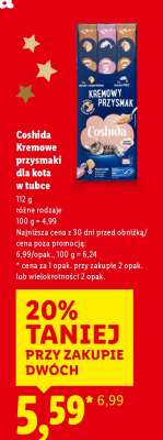 Coshida Kremowe przysmaki dla kota w tubce