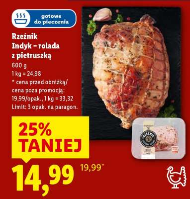 Rzeźnik Indyk – rolada z pietruszką