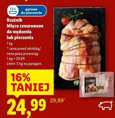 Rzeźnik Mięso sznurowane do wędzenia lub pieczenia