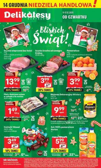 Gazetka Delikatesy Centrum - 11.12.2025 - 17.12.2025.