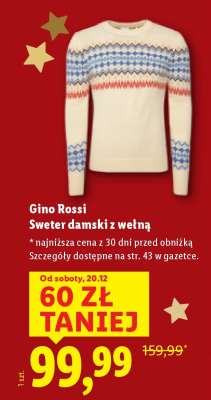 Gino Rossi Sweter damski z wełną