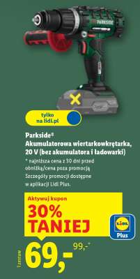 Parkside Akumulatorowa wiertarkowkrętarka 20 V