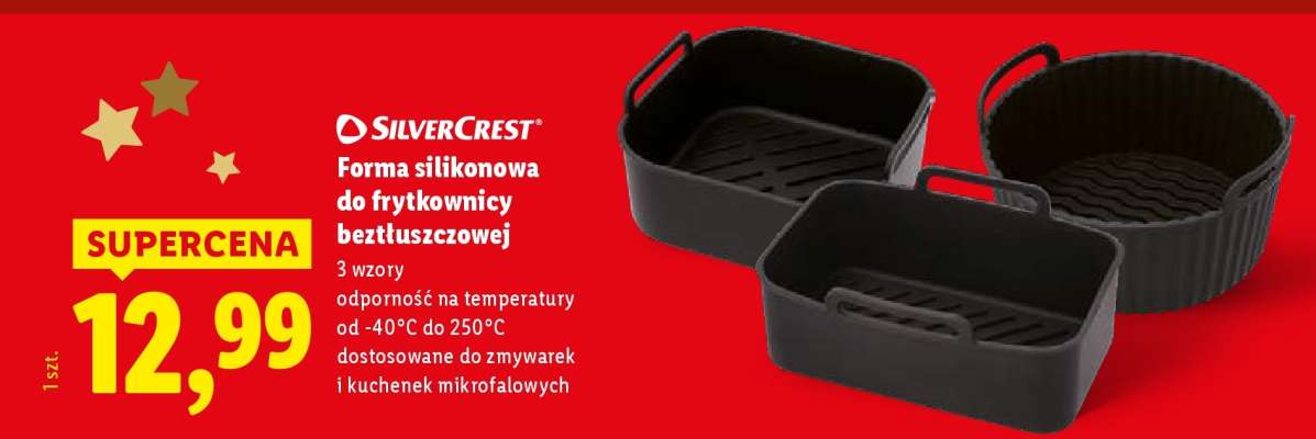 SilverCrest Forma silikonowa do frytkownicy beztłuszczowej