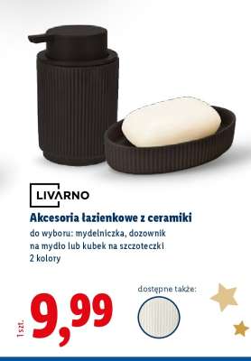 Akcesoria łazienkowe z ceramiki