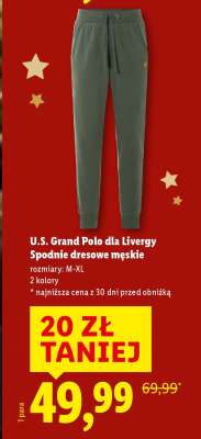 U.S. Grand Polo dla Livergy Spodnie dresowe męskie