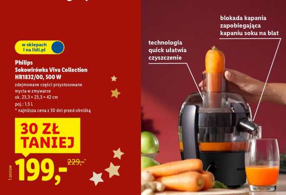 PHILIPS Sokowirówka Viva Collection HR1832/00, 500 W