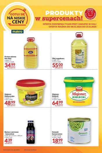 Gazetka Makro - 8.12.2025 - 21.12.2025.
