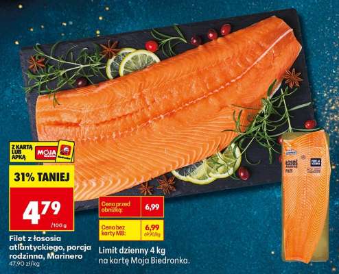 Filet z łososia atlantyckiego porcja rodzinna Marinero