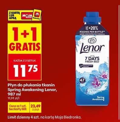 Płyn do płukania tkanin Spring Awakening Lenor, 987 ml
