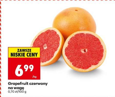 Grapefruit czerwony na wage