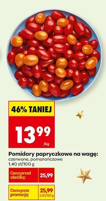 Pomidory papryczkowe na wagę