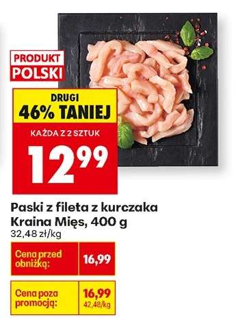 Paski z fileta z kurczaka Kraina Mięs 400 g