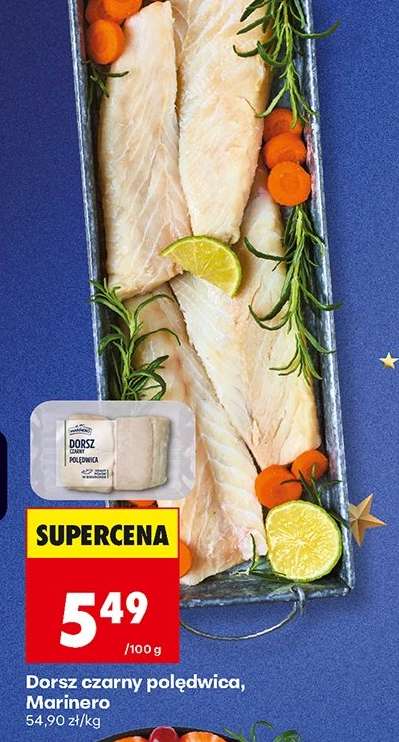 Dorsz czarny polędwica Marinero