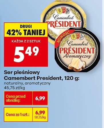 Camembert President, 120 g