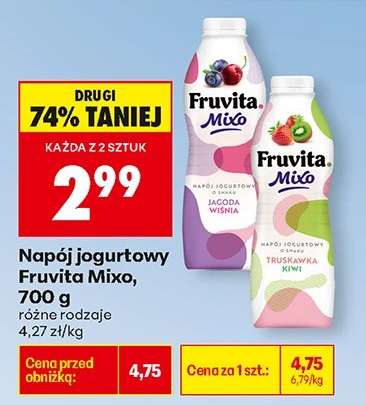 Napój jogurtowy Fruvita Mixo, 700 g