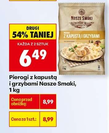 Pierogi z kapustą i grzybami Nasze Smaki, 1 kg