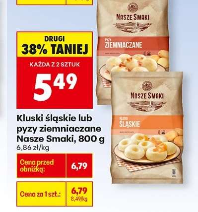 Kluski śląskie lub pyzy ziemniaczane Nasze Smaki, 800 g