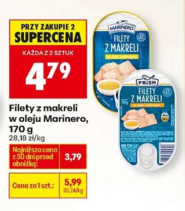 Filety z makreli w oleju Marinero , 170 g