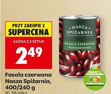Fasola czerwona Nasza Spiżarnia 400/240 g