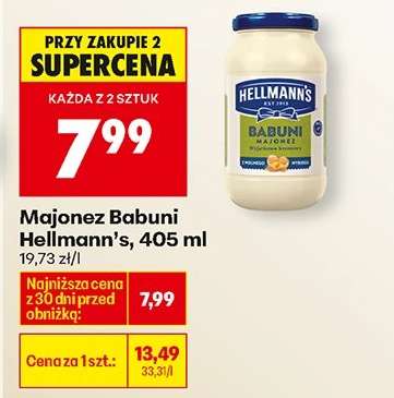 Majonez Babuni Hellmann's, 405 ml