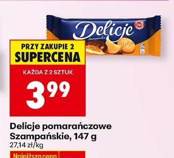 Delicje pomarańczowe Szampańskie, 147 g