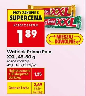 Wafelek Prince Polo XXL, 45-50 g