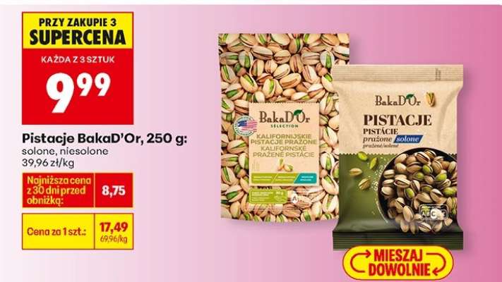 Pistacje BakaD’Or, 250 g