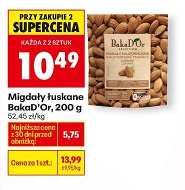 Migdały łuskane BakaD’Or, 200 g