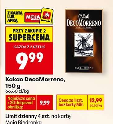 KAKAO DECOMORRENO 150 G