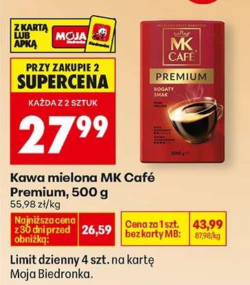 Kawa mielona MK Café Premium , 500 g