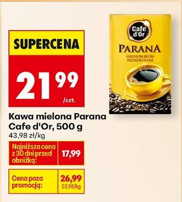 Kawa mielona Parana Cafe d'Or, 500 g