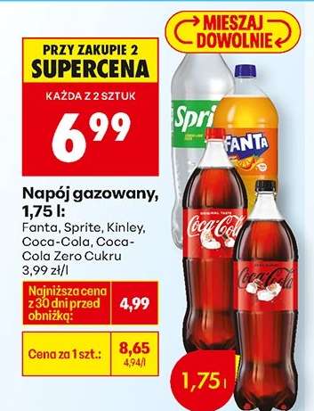 Napój gazowany, 1,75 l
