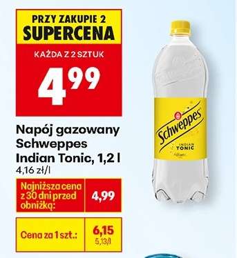 Napój gazowany Schweppes Indian Tonic, 1,2 l