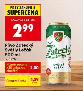 Piwo Žatecký Světlý ležák 500 ml