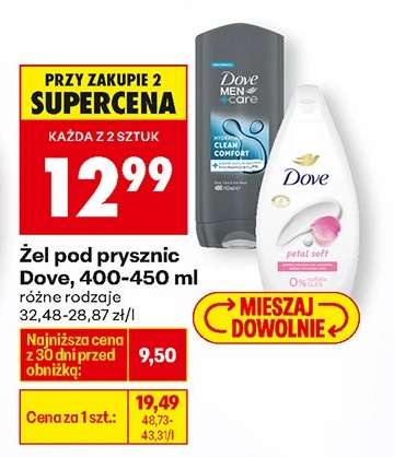 Żel pod prysznic Dove, 400-450 ml