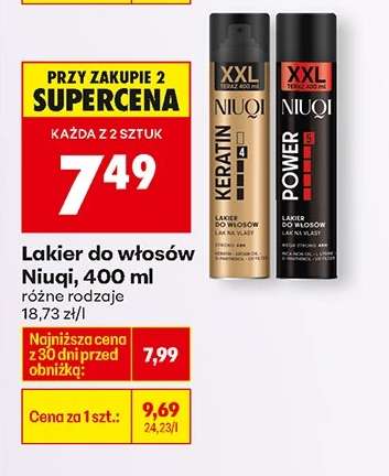Lakier do włosów NIUQI, 400 ml