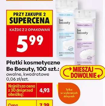 Płatki kosmetyczne Be Beauty, 100 szt.