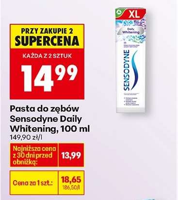 PASTA DO ZĘBÓW SENSODYNE DAILY WHITENING, 100 ML