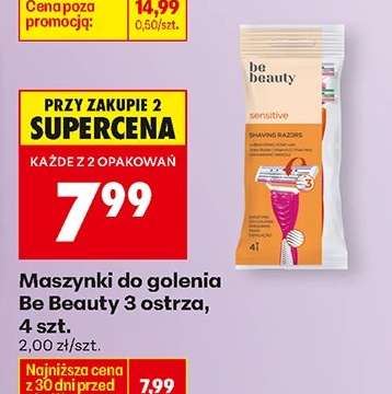 Maszynki do golenia Be Beauty 3 ostrza, 4 szt.