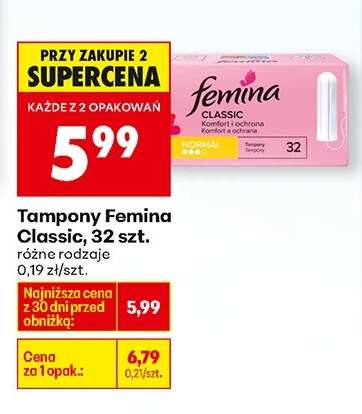 Tampony Femina Classic, 32 szt.